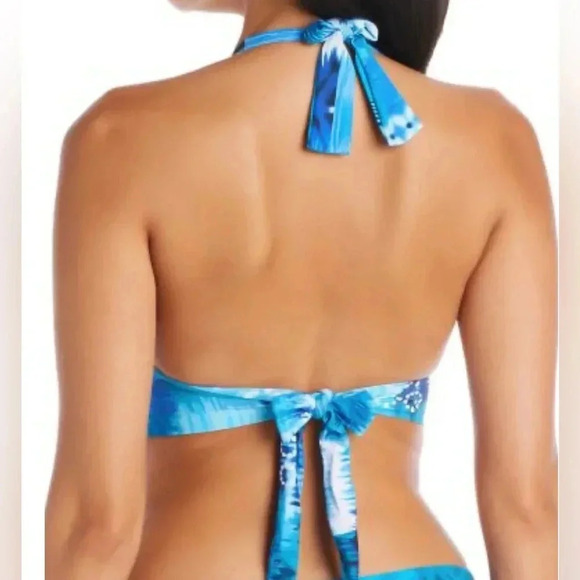 BLEU ROD BEATTIE Lace Up Halter Bra, Too Hot To Handle and Bikini Bottom Size 14 - Picture 6 of 9